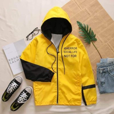 In Cao Thành Lên Vải Áo Khoác Gió